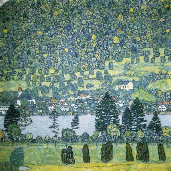 Forêt en pente Unterach au Attersee – Gustav Klimt Gustav Klimt 70x70