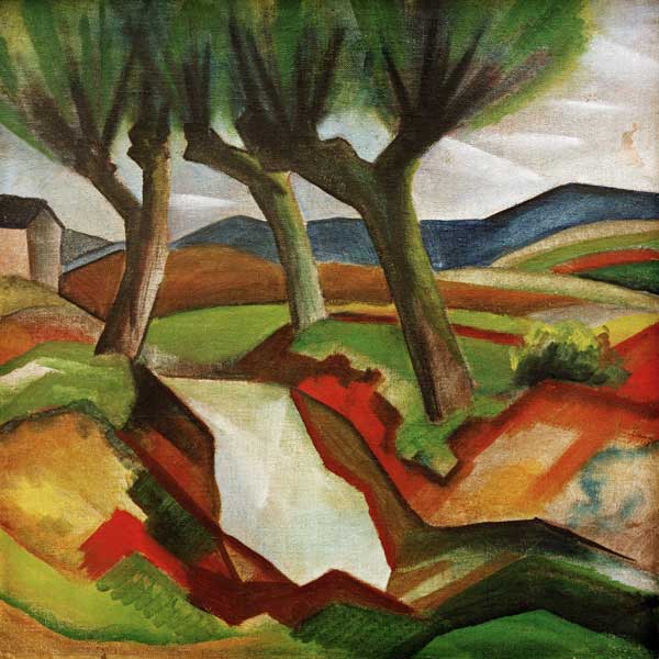 Prés près du ruisseau – August Macke August Macke 70x70