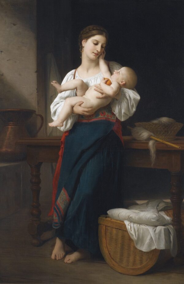 Mère et enfant – William Bouguereau William Bouguereau 70x105