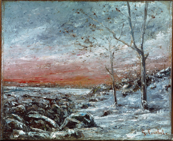 Paysage d’hiver – Gustave Courbet Gustave Courbet