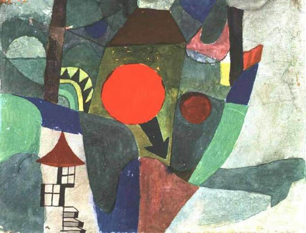 Avec le soleil couchant – Paul Klee Paul Klee 85x75