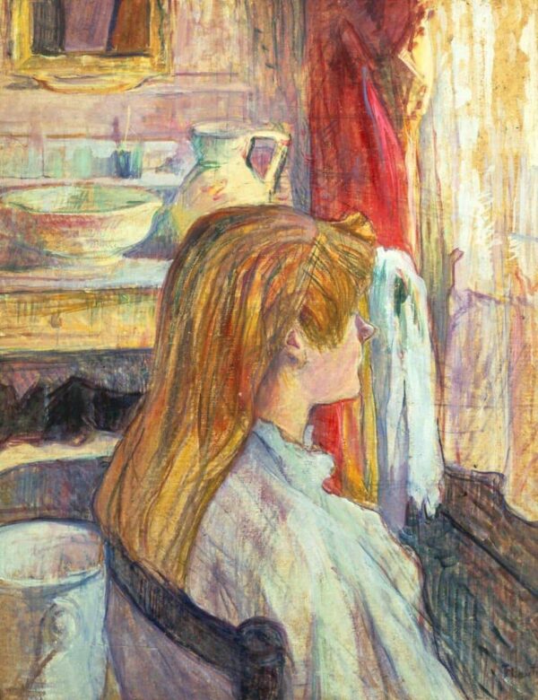 Femme par la fenêtre – Toulouse Lautrec Henri de Toulouse-Lautrec 70x85