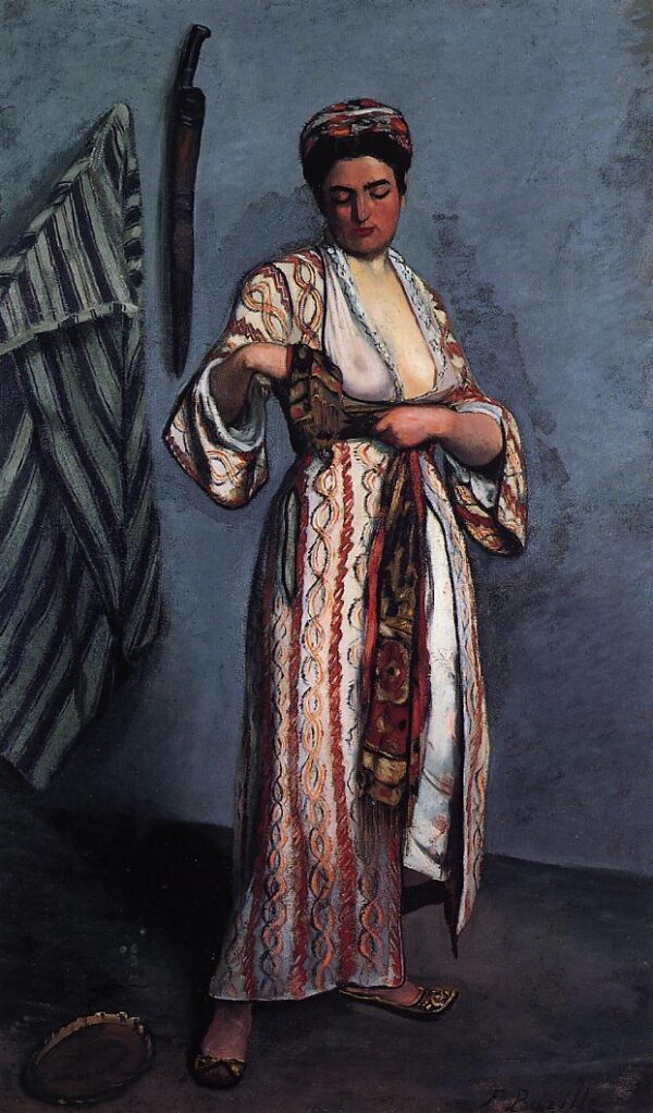 Femme en costume mauresque – Frédéric Bazille Frédéric Bazille 70x120