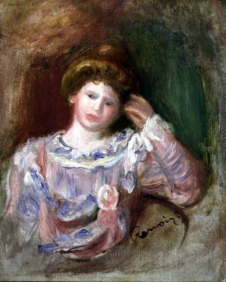 Femme qui appuie sa tete dans ses mains – Pierre-Auguste Renoir Pierre-Auguste Renoir 70x85