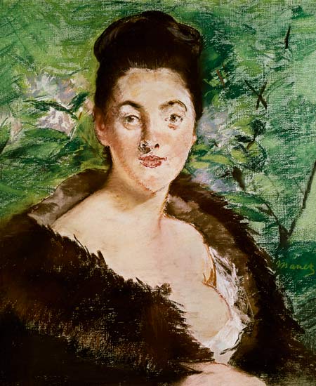 Femme dans un manteau de fourrure – Edouard Manet Édouard Manet 70x85