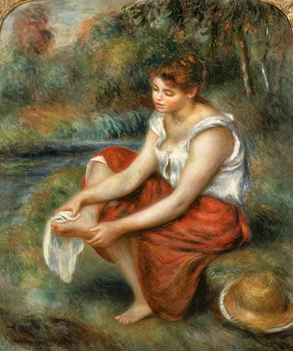 Femme se lavant les pieds – Pierre-Auguste Renoir Pierre-Auguste Renoir 70x85