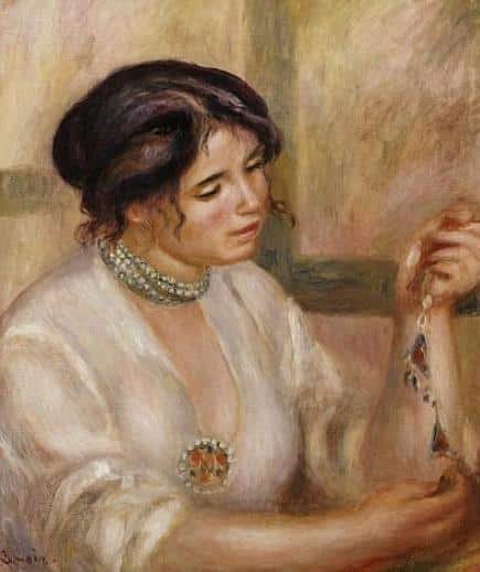 Femme avec un collier – Pierre-Auguste Renoir Pierre-Auguste Renoir 70x85