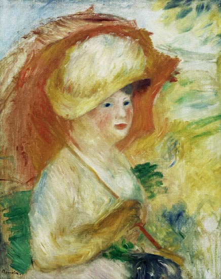 Femme avec ombrelle – Pierre-Auguste Renoir Pierre-Auguste Renoir 70x85