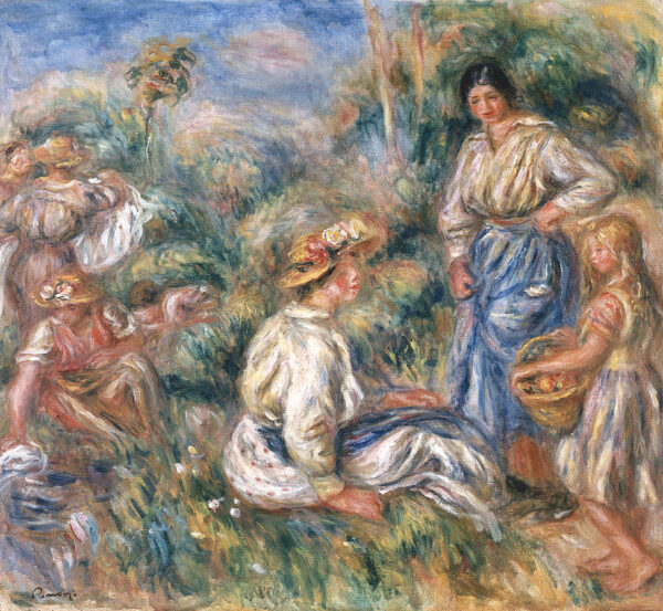 Femme dans un paysage – Pierre-Auguste Renoir Pierre-Auguste Renoir 70x70