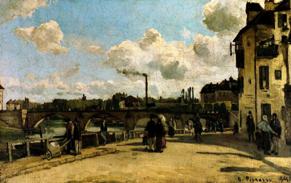 vue de Pontoise – Camille Pissarro Camille Pissarro 105x70