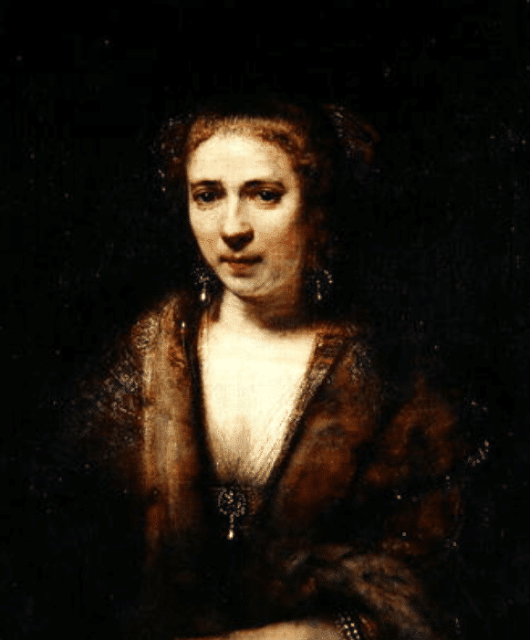 Portrait de Hendrikje Stoffels – Rembrandt van Rijn Rembrandt van Rijn 70x85