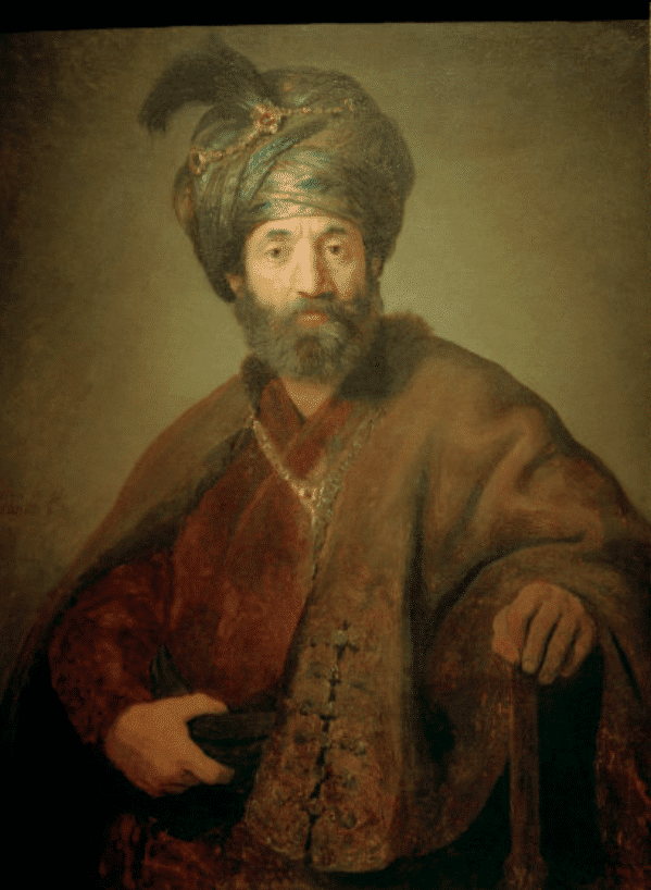 Homme en costume oriental – Rembrandt van Rijn Rembrandt van Rijn 70x105