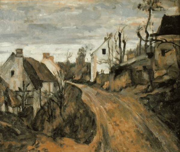 La route du village, Auvers – Paul Cézanne Paul Cézanne 85x75