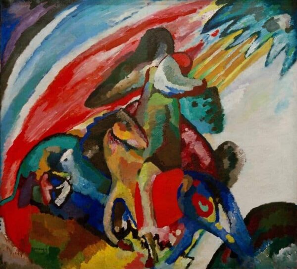 Improvisation 12 (le cavalier) – Vassily Kandinsky Vassily Kandinsky 70x70