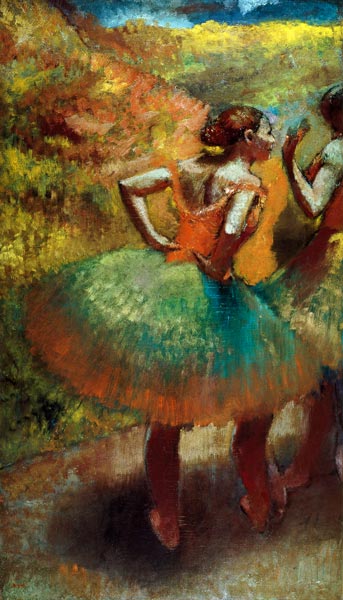 Danseuses portant des jupes vertes – Edgar Degas Edgar Degas 70x120