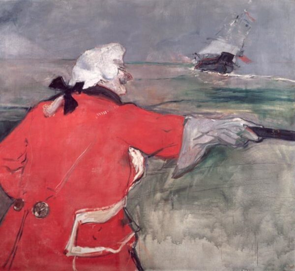 L’Amiral Viaud, ou Paul Viaud en costume d’amiral – Toulouse Lautrec Henri de Toulouse-Lautrec 70x70