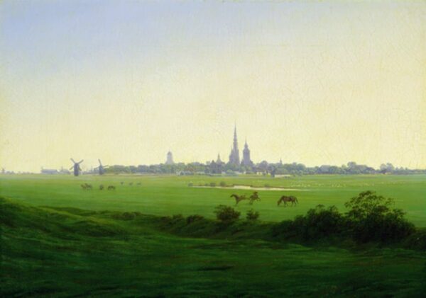 Prés à Greifswald – Caspar David Friedrich Caspar David Friedrich 105x70