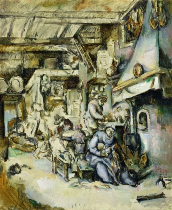 Famille de paysans dans un intérieur – Paul Cézanne Paul Cézanne 70x85