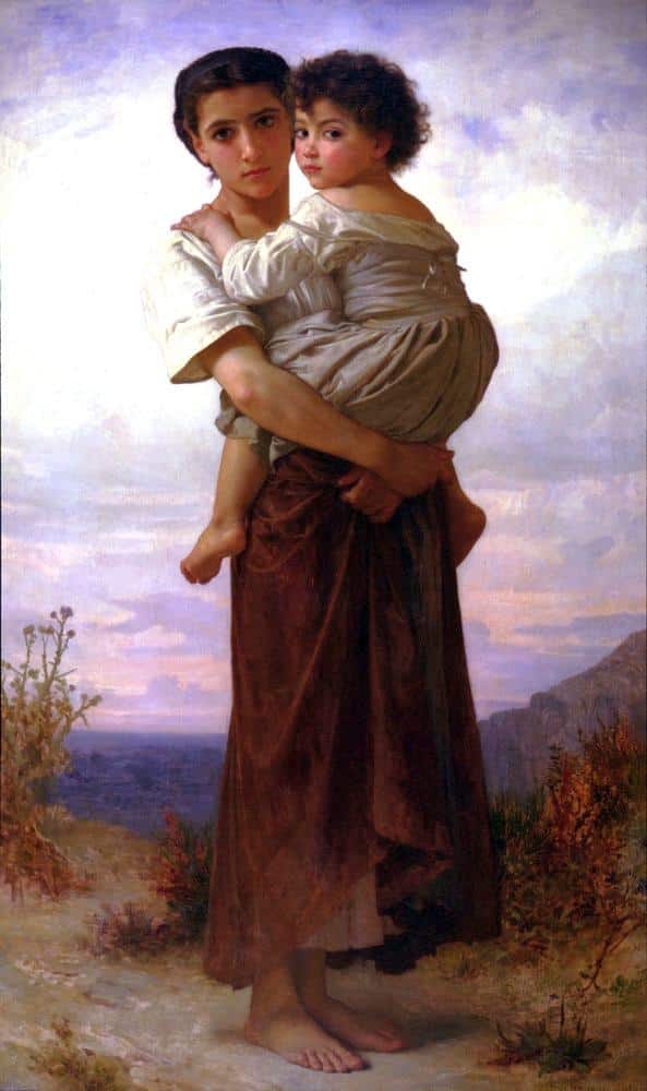 Young Bohemians – William Bouguereau William Bouguereau 70x120