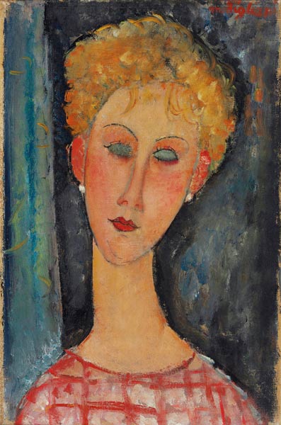 Jeune fille avec des boucles d’oreilles – Amedeo Modigliani Amedeo Modigliani 70x105