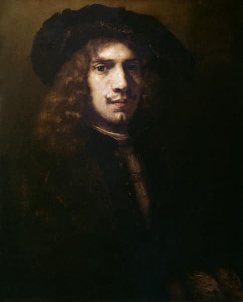 Portrait d’un jeune homme – Rembrandt van Rijn Rembrandt van Rijn 70x85