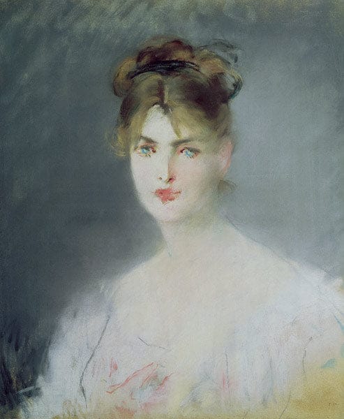 Portrait d’une jeune femme aux cheveux blonds et aux yeux bleus – Edouard Manet Édouard Manet