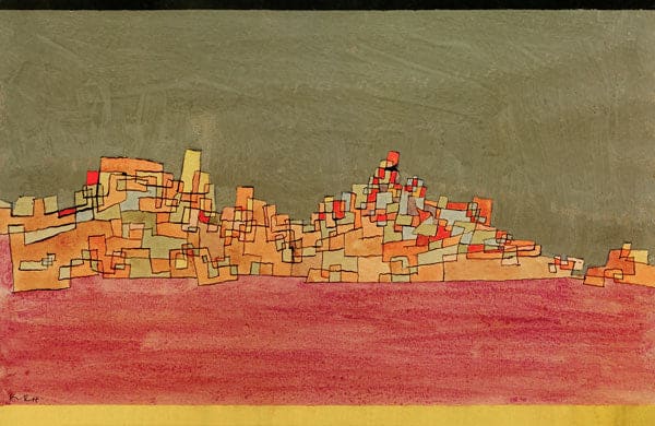 Ville de deux collines, 1927 – Paul Klee Paul Klee 105x70