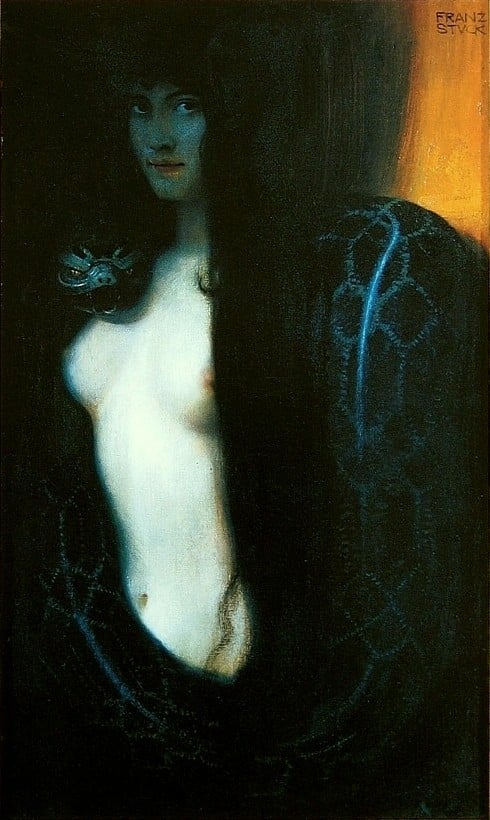 Le Péché (Stuck) de Franz Stuck Franz von Stuck 70x105