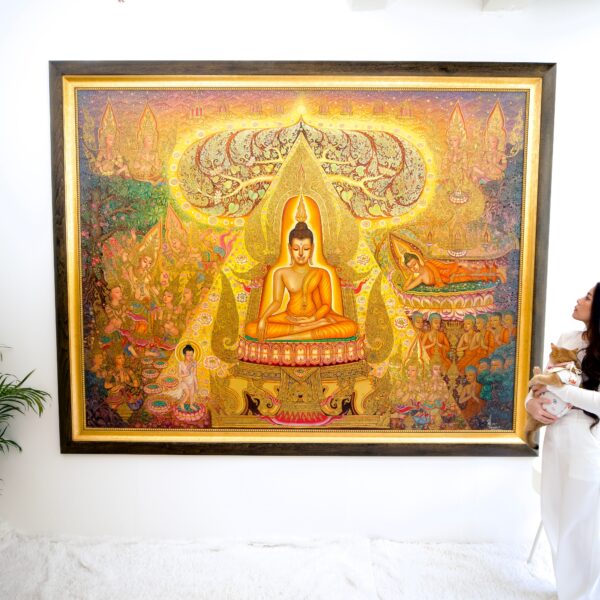 La Vie de Bouddha – Siwakorn | 240 x 180 cm La Galerie d'art en ligne art gallery 5