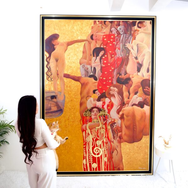 La Médecine – Un chef-d’œuvre réimaginé de Gustav Klimt par Master Apollon | 180 x 270 cm La Galerie d'art en ligne art gallery 3