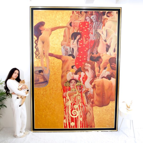 La Médecine – Un chef-d’œuvre réimaginé de Gustav Klimt par Master Apollon | 180 x 270 cm La Galerie d'art en ligne art gallery