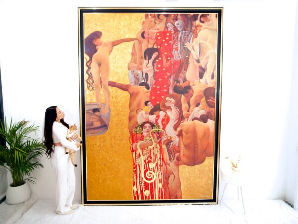 La Médecine – Un chef-d’œuvre réimaginé de Gustav Klimt par Master Apollon | 180 x 270 cm La Galerie d'art en ligne art gallery 9