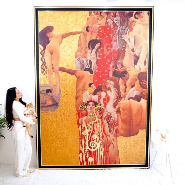 La Médecine – Un chef-d’œuvre réimaginé de Gustav Klimt par Master Apollon | 180 x 270 cm La Galerie d'art en ligne art gallery 4