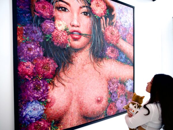 Amour en fleurs – Kesorn | 200 x 200 cm La Galerie d'art en ligne art gallery 10