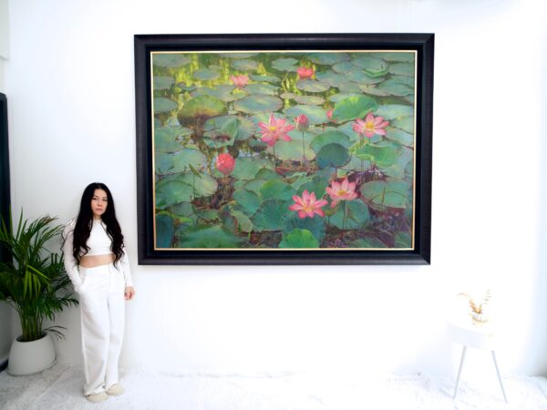 Nénuphars – Somchai | 200 x 150 cm La Galerie d'art en ligne art gallery 3