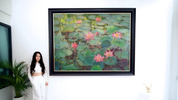 Nénuphars – Somchai | 200 x 150 cm La Galerie d'art en ligne art gallery 4