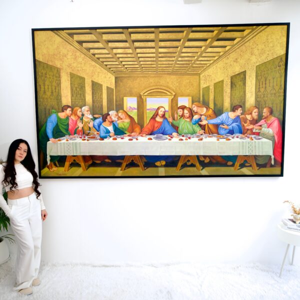 La Cène – Une Réinvention du Chef-d’œuvre de Léonard de Vinci par Master Apollon | – 270 X 160 CM La Galerie d'art en ligne art gallery