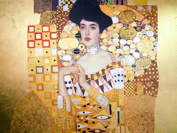 Portrait d’Adele Bloch-Bauer – Un chef-d’œuvre réimaginé de Gustav Klimt par le Master Apollon | 200 x 200 cm La Galerie d'art en ligne art gallery 8