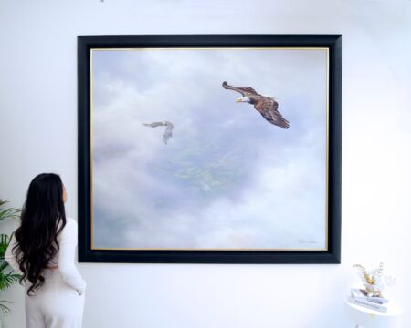 Aigles en Vol – Issaret | 200 x 170 cm La Galerie d'art en ligne art gallery