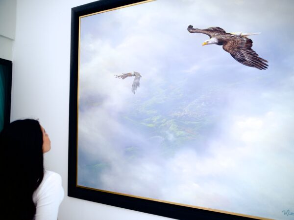 Aigles en Vol – Issaret | 200 x 170 cm La Galerie d'art en ligne art gallery 9