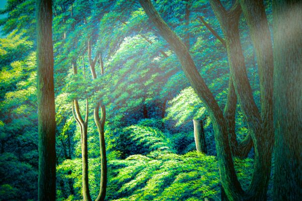 Chemin dans la forêt verte – Wanna | 130 x 190 cm La Galerie d'art en ligne art gallery 10