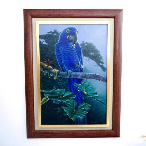 Perroquet bleu dans la jungle – Hudsadayuth | 60 x 90 cm La Galerie d'art en ligne art gallery 8