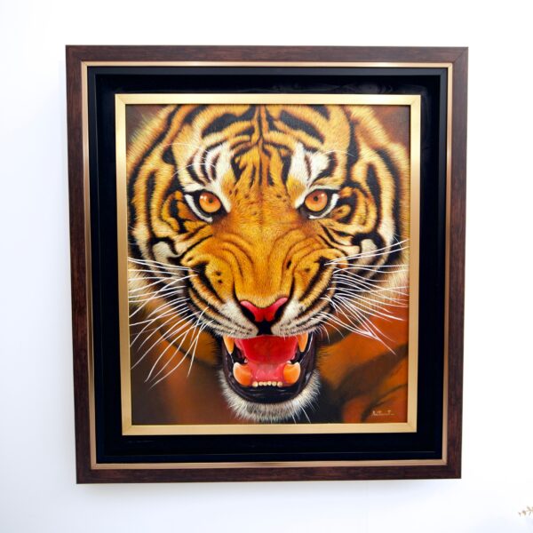 La Force du Tigre – Ketwalin | 95 x 105 cm La Galerie d'art en ligne art gallery 8