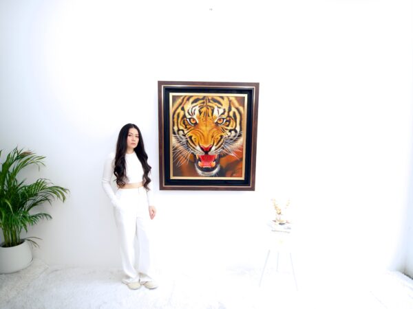 La Force du Tigre – Ketwalin | 95 x 105 cm La Galerie d'art en ligne art gallery 4