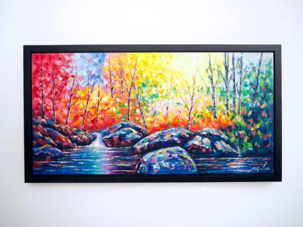 Forêt colorée – Wachirawit | 120 x 60 cm La Galerie d'art en ligne art gallery 8