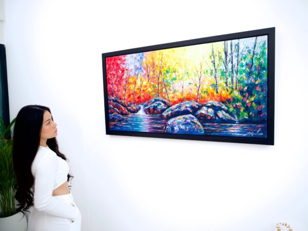 Forêt colorée – Wachirawit | 120 x 60 cm La Galerie d'art en ligne art gallery 5