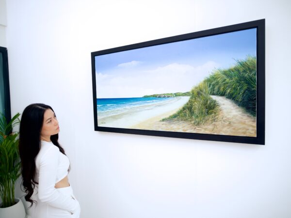 Le Calme à la Plage – Varisara | 120 x 60 cm La Galerie d'art en ligne art gallery 5