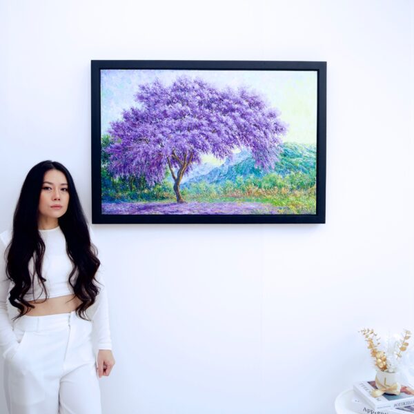 L’Arbre Violet – Chaloemkiat | 90 x 60 cm La Galerie d'art en ligne art gallery