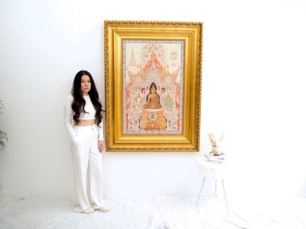 Le Bouddha Blanc – Komain | 70 x 105 cm La Galerie d'art en ligne art gallery 3