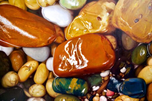 Zen Cailloux | 150 x 100 cm La Galerie d'art en ligne art gallery 5